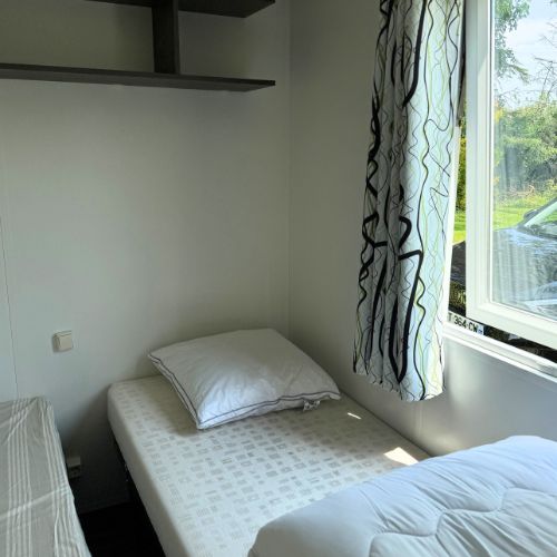 chambre 2 du mobil-home à louer côte d'Opale